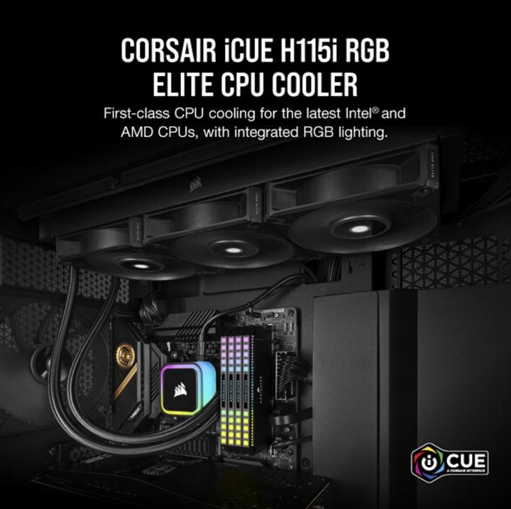 Image du produit Corsair WAK Cooling Hydro H115i iCUE ELITE RGB