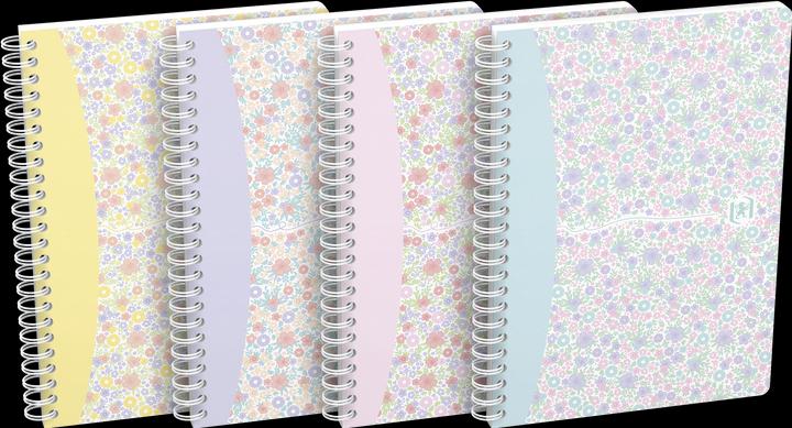 Image du produit Oxford FORME FLORALE - Livre en spirale (A5, Quadrillé, Couverture rigide)