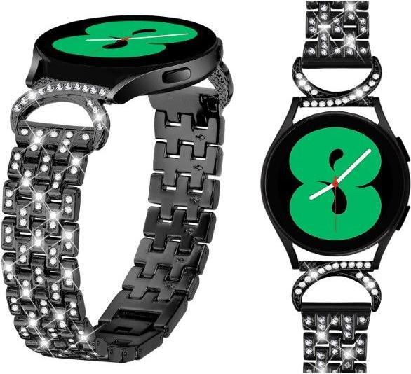 Produktbild MU Style GH Series Glitzersteine Metall Ersatz Armband (20 mm, Metalllegierung)
