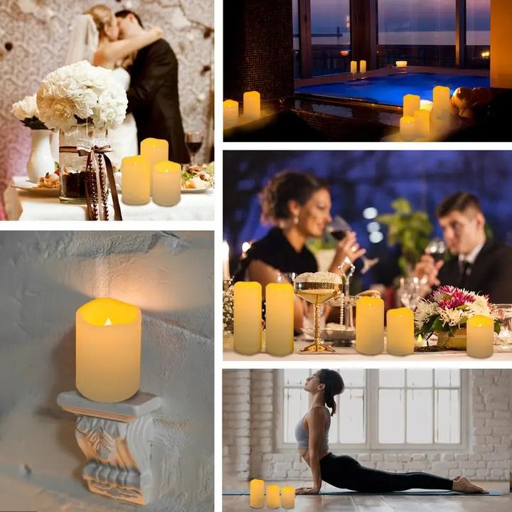 Immagine prodotto Cbx 10 candele LED senza fiamma con telecomando e funzione timer (10 x)