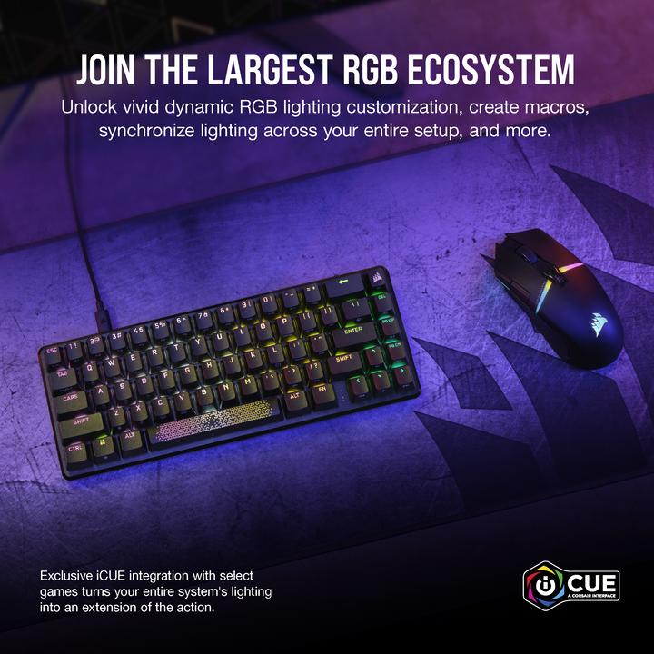 Immagine prodotto Corsair K65 Pro Mini (DE, Cablato)