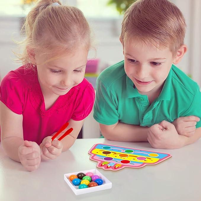 Produktbild Activity Board Clip Perlen Farbe Klassifizierung Matching Spielzeug Kinder Logik Konzentration Feinmotorik