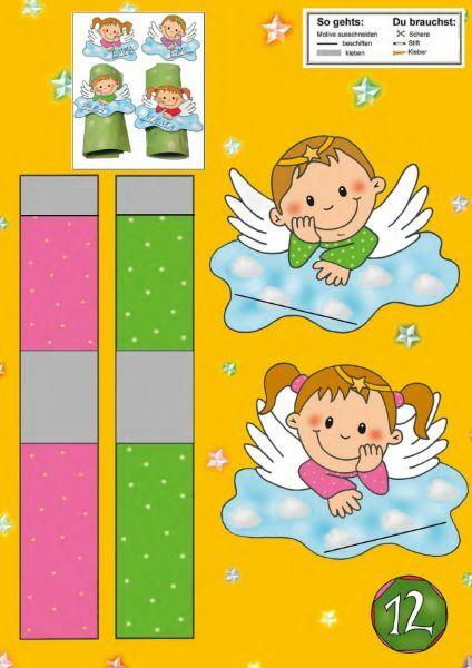 Actual product image The Advent Calendar Cut-Out Craft Book