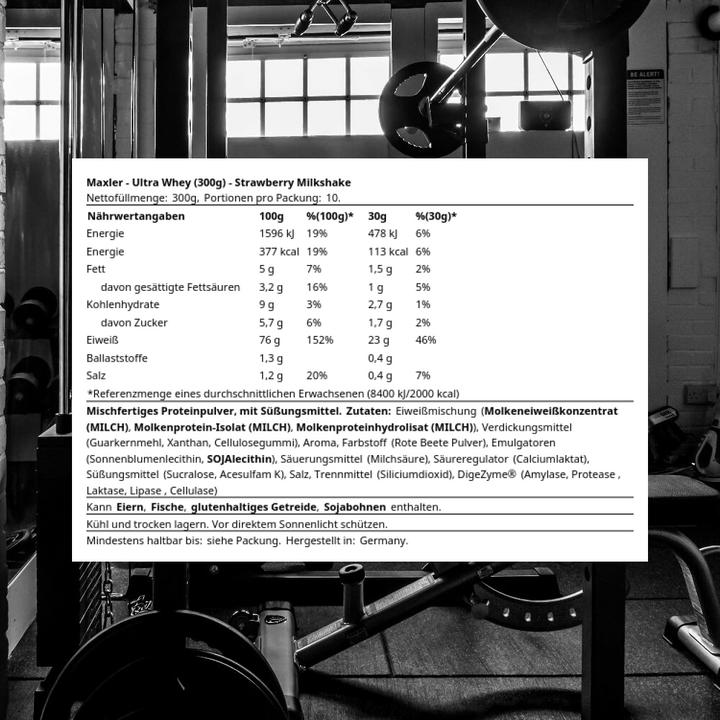 Immagine prodotto Maxler Ultra Whey (Frullato alla fragola, 1 pz., 300 g)