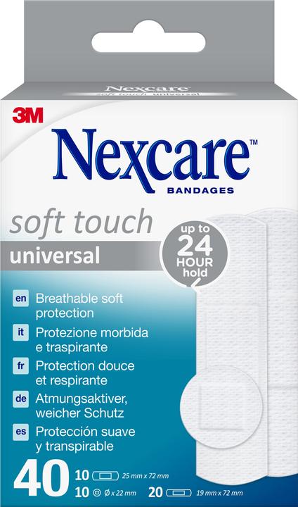 Produktbild Nexcare Soft Touch Universal Pflaster (40 x)