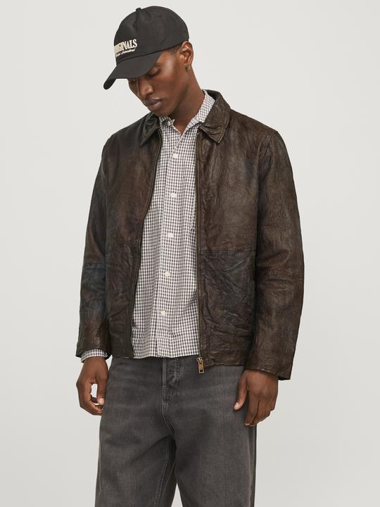 Produktbild Jack & Jones Jorcrincle Leather Jkt Styd Aw24 (L)