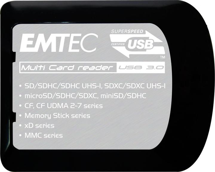Produktbild Emtec Kartenleser 76-in-1 ( MS, SD, xD, CF, microSD, MS Micro, SDXC, microSDXC ) (USB)