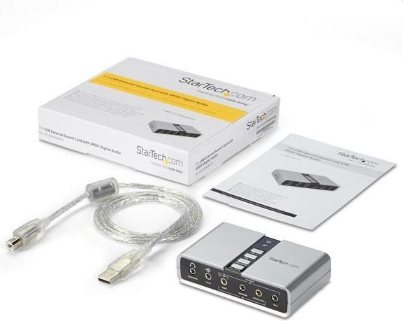 Produktbild StarTech 7.1 Channel USB Sound Card (USB 2.0)