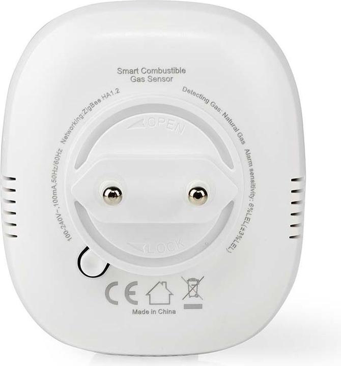 Immagine prodotto Nedis Rivelatore di gas SmartLife | Zigbee 3.0 | Alimentazione di rete | Durata del sensore: 5 anni | EN