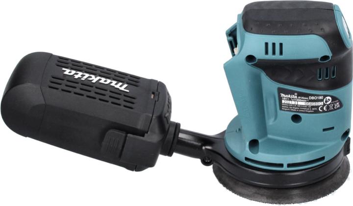 Produktbild Makita DBO 180 M1 18 V Li - Ion Akku Exzenterschleifer + 1x Akku 4,0Ah - ohne Ladegerät (Exzenterschleifer)