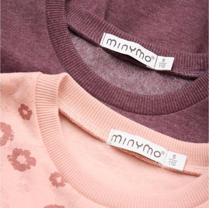 Image du produit Minymo Robe sweat 2 pièces Misty Rose Gr. 104 (104)