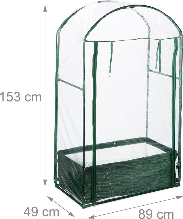 Actual product image Relaxdays Balkongewächshaus