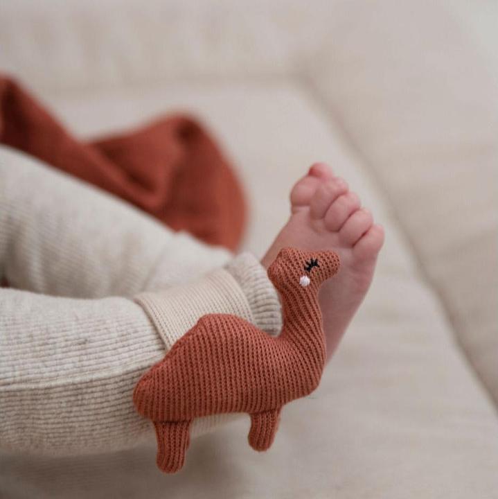 Actual product image Trixie Baby Wrist rattle Camel
