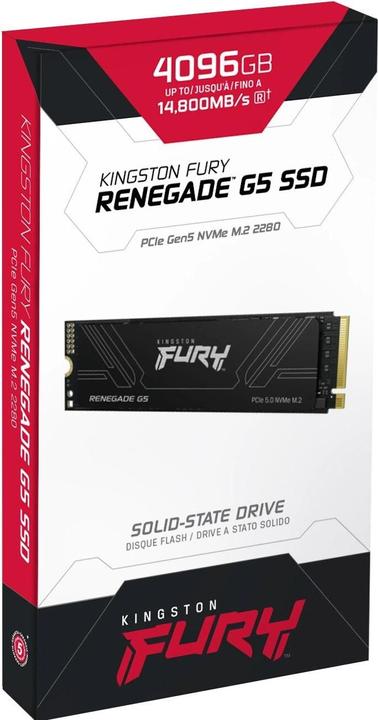Actual product image Kingston FURY Renegade G5 (4096 GB, M.2 2280)