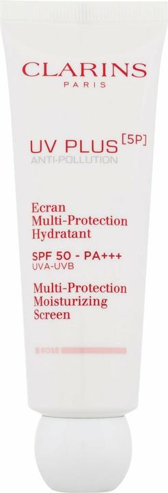Image du produit Clarins UV Plus 5P Écran hydratant multi-protection (Crème solaire visage, SPF 50, 50 ml)