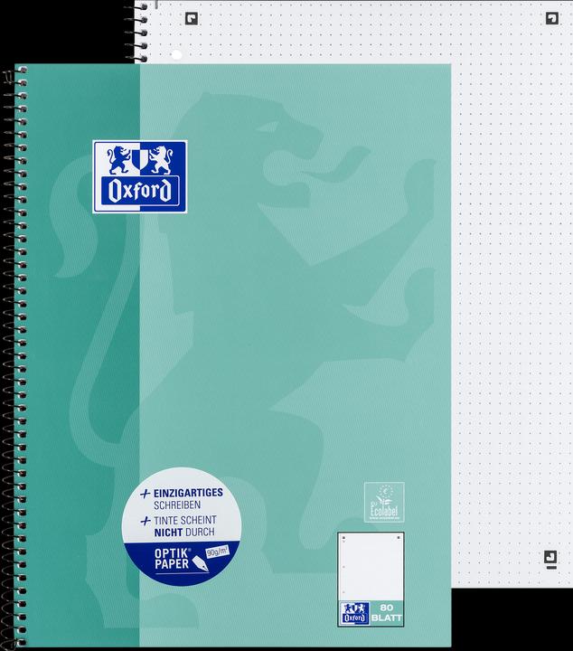 Produktbild Oxford Collegeblock Scribzee (A4+, Gepunktet, Weicher Einband)