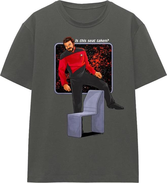 Actual product image Unisex Adult Is This Seat Taken T-Shirt (M)