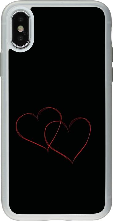 Immagine prodotto PhoneLook Cover Silicone trasparente San Valentino 2023 cuore attaccato (Apple iPhone XS, Apple iPhone X)
