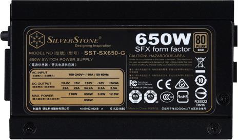 Immagine prodotto Silverstone SST-SX650-G v1.1 (650 W)