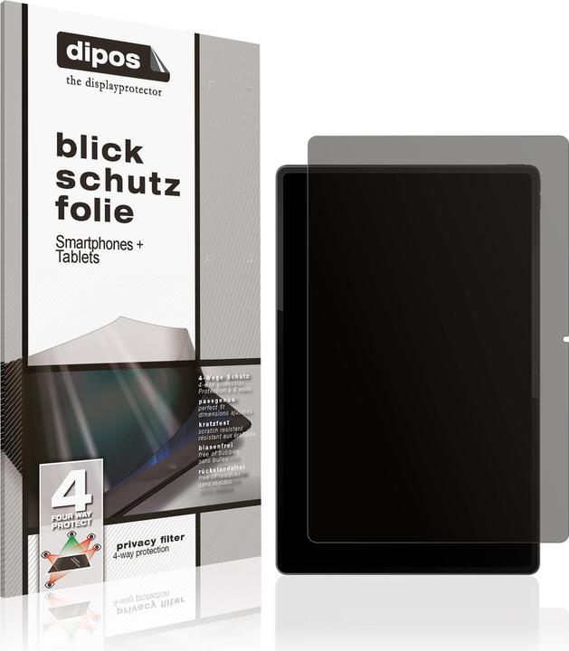 Produktbild Dipos Privacy Blickschutzfolie 4-Way (1 Stück, Lenovo Tab Extreme)
