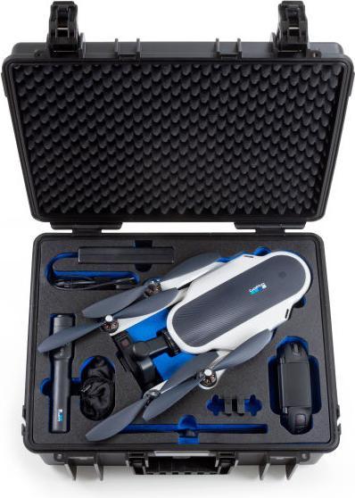 Productafbeelding B&W International Copterkoffer Type 6000/B met GoPro Karma Inlay (Drone koffer)