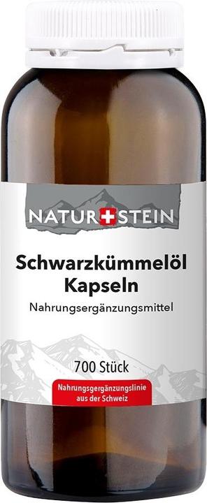 Image du produit Naturstein Huile de cumin noir égyptien Caps Fl 700 Stk (700 pièce(s), Capsules, 560 g)