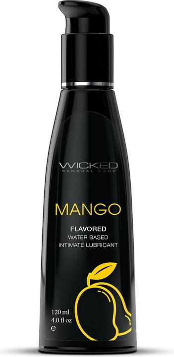 Wicked Sensual Care Mango Flavoured Water Based Lubricant by (120ml) (120 ml)