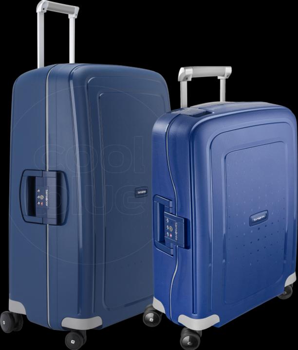 Samsonite S'cure Spinner 55+75 cm dunkelblau (34 l)