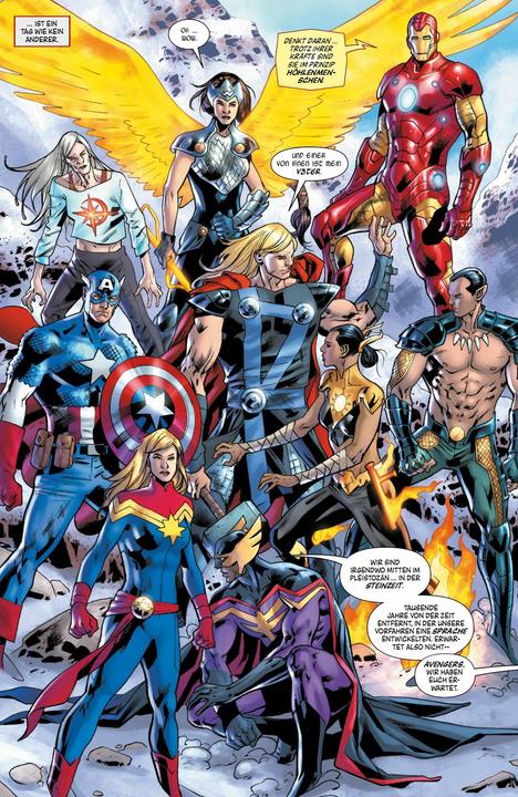 Produktbild Panini Avengers - Neustart (Deutsch, Jason Aaron, Ivan Fiorelli, Bryan Hitch, Javier Garrón, Aaron Kuder, Jim Towe, Michael Strittmatter, 2024)
