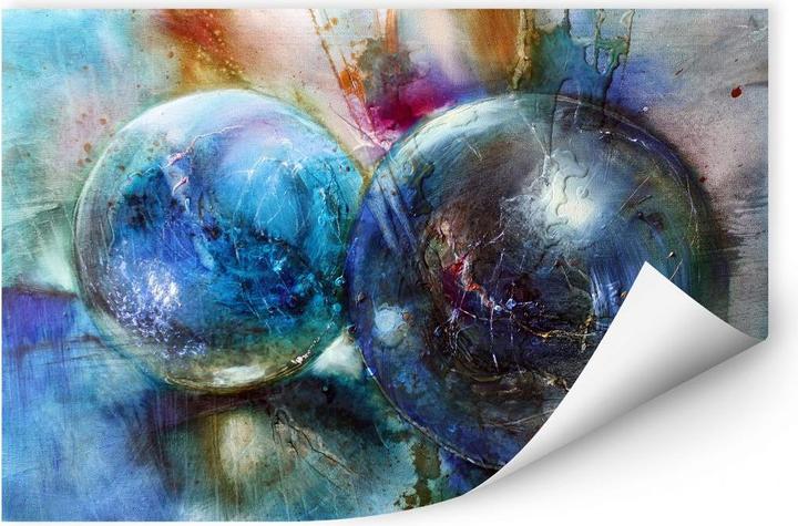Actual product image Trenddeko Blue marbles (30 x 20 cm)