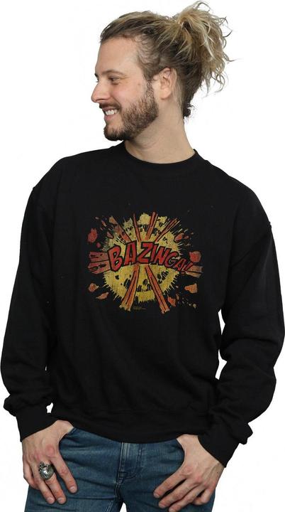 Actual product image Dam Mens Bazinga Explosion Cotton Sweatshirt (XL)