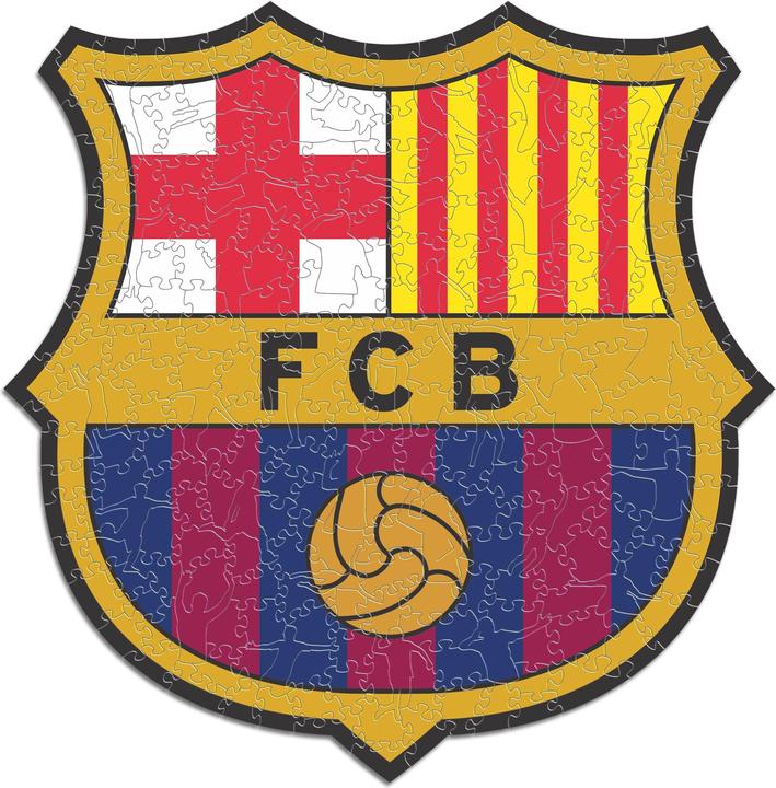 Produktbild Iconic FC Barcelona - Logo - Holz Puzzle Grösse M (270 Teile) (270 Teile)