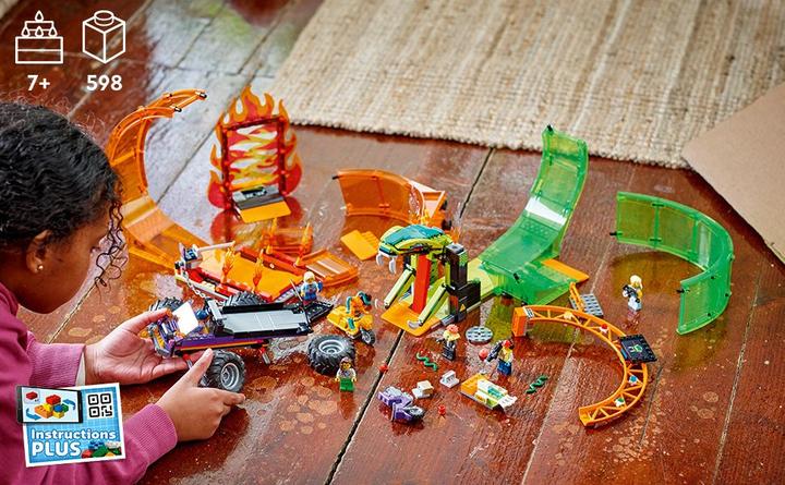 Actual product image LEGO Stunt show double looping (60339, LEGO City)