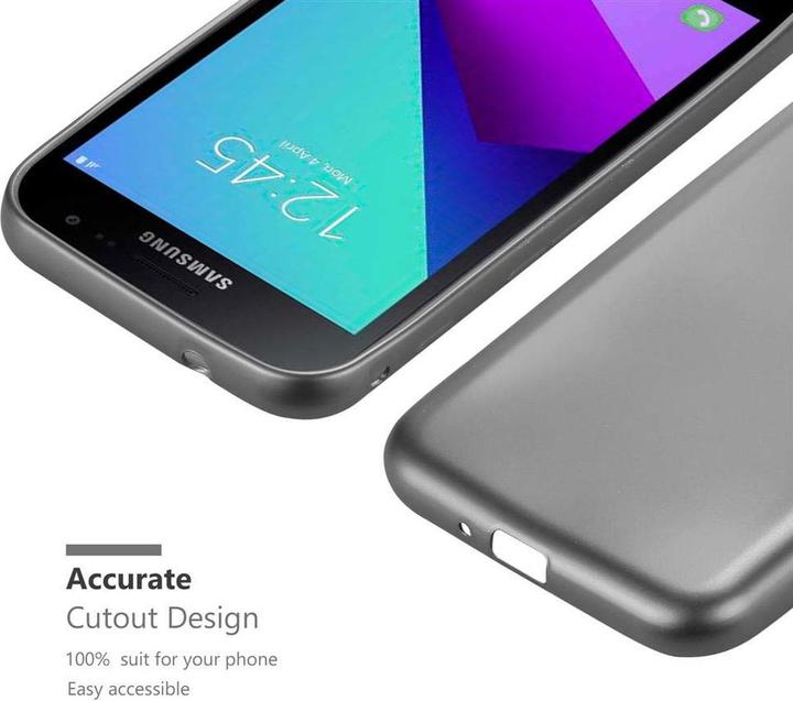 Actual product image Cadorabo TPU Matt Metallic Cover (Samsung Galaxy Xcover 4, Samsung Galaxy Xcover 4s)