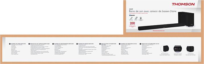 Actual product image Thomson SB250BT (200 W, 2.1 Channel)
