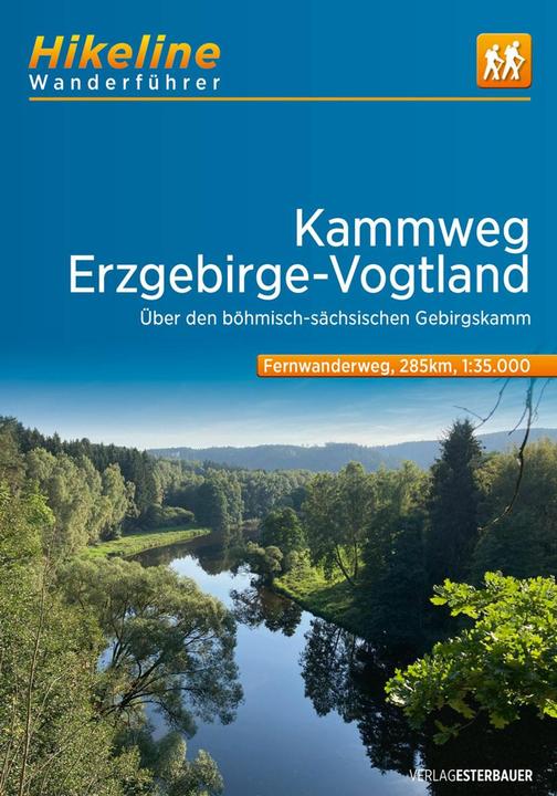 Image du produit Fernwanderweg Kammweg • Erzgebirge-Vogtland (Allemand, Maison d'édition Esterbauer, 2022)