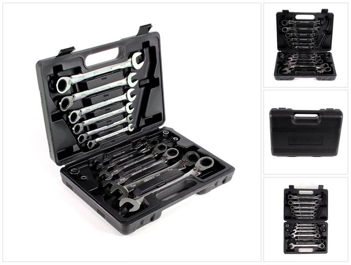 Productafbeelding Gedore Combinatie ratelsleutelset (19 mm, 8 mm, 10 mm, 14 mm, 18 mm, 11 mm, 12 mm, 17 mm, 15 mm, 13 mm, 9 mm, 16 mm)
