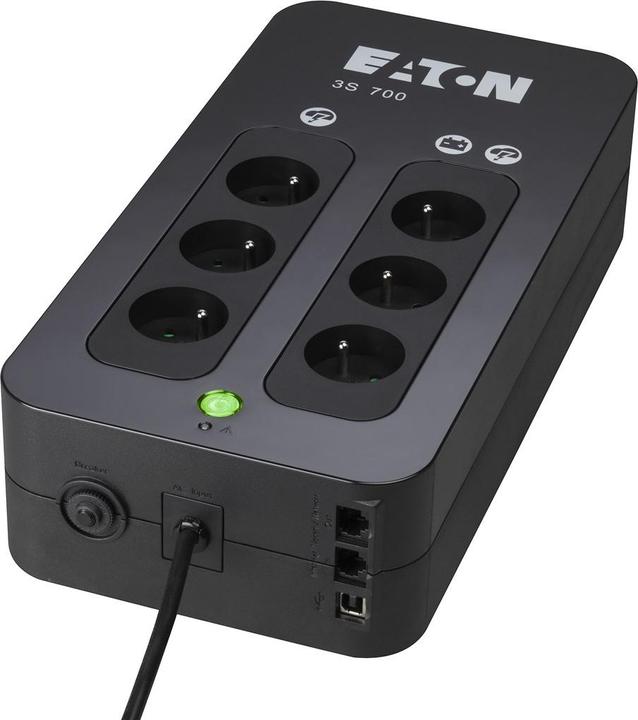 Image du produit Eaton 3S 700 UPS Courant alternatif 220-240 V (0.70 VA, 420 W, Standby Onduleur)