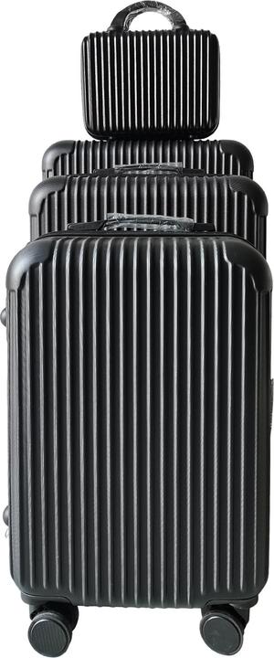 Actual product image NTK-Collection Hartschalenkoffer 4er-Set Frenzi Schwarz (115 l, Hand luggage (up to 50 litres), M (50 - 90l), L (90 - 115l))