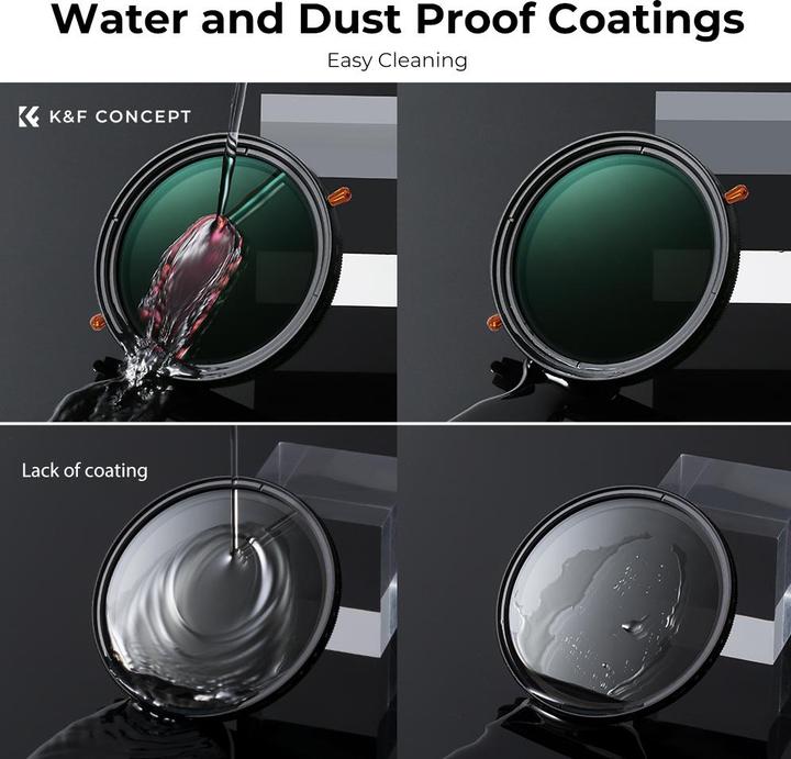 Produktbild K&F Concept 2 in 1 CPL+Variable ND2ND32 (46 mm, ND- / Graufilter, Polarisationsfilter)