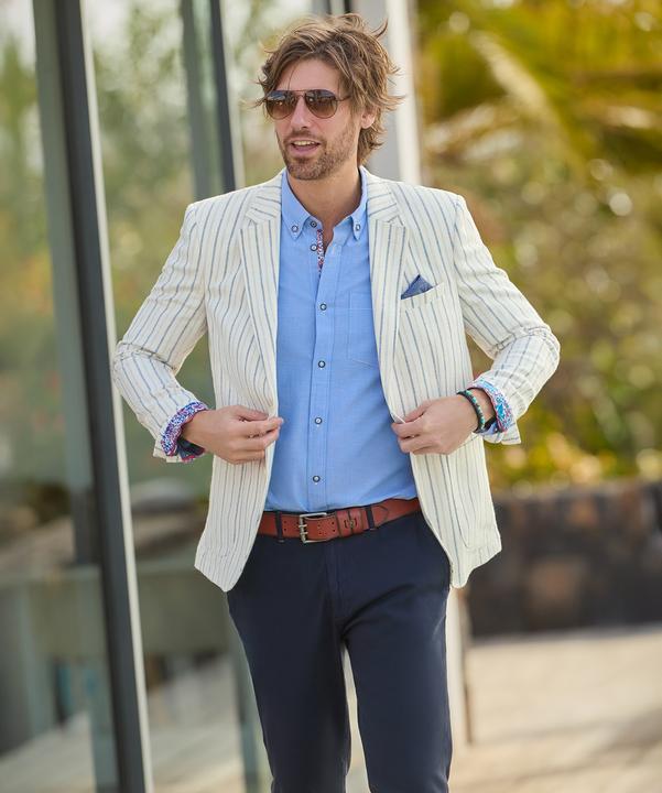 Produktbild Joe Browns Striped Linen Blend Suit Waistcoat (48)