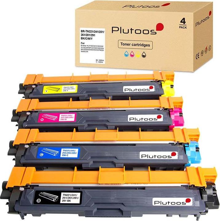 Produktbild Plutoos TN-241/245 (M, C, Y, BK)