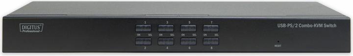 Image du produit Digitus Commutateur KVM combo 8x 1 utilisateur 8 PCs Module Slot pour module IP