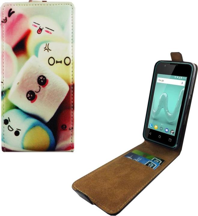 Produktbild König Design Wiko Sunny 2 Hülle Case Handy Cover Schutz Tasche Flip Schutzhülle Schale Bunt (Wiko Sunny 2)