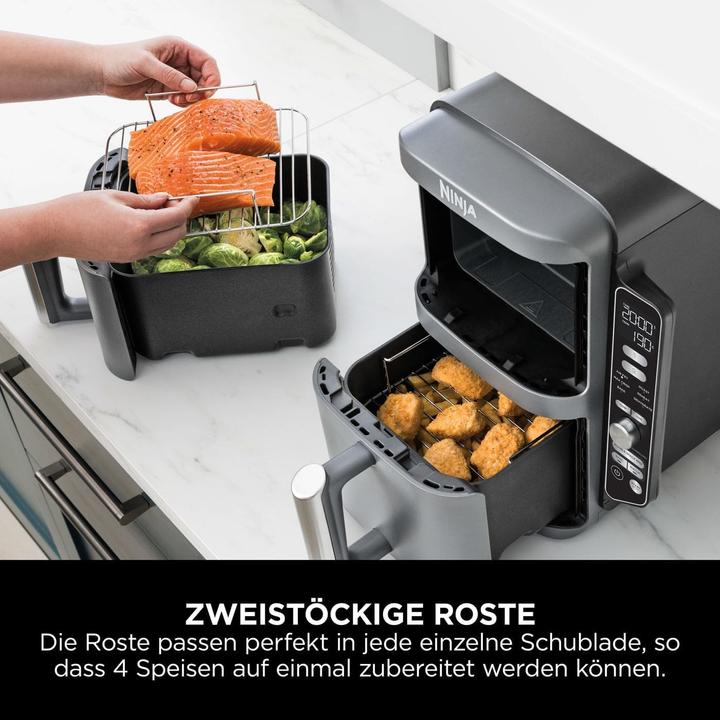 Productafbeelding Ninja SL400EU XL hetelucht friteuse met 2 verdiepingen (EU-stekker)