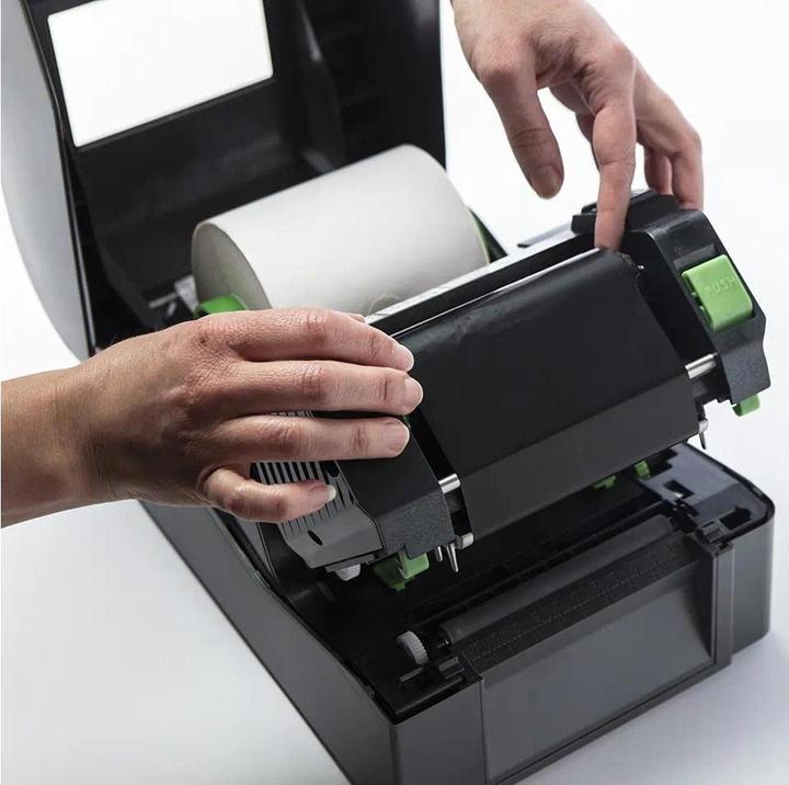 Actual product image Brother P-touch Standard Wax/Resin rolls