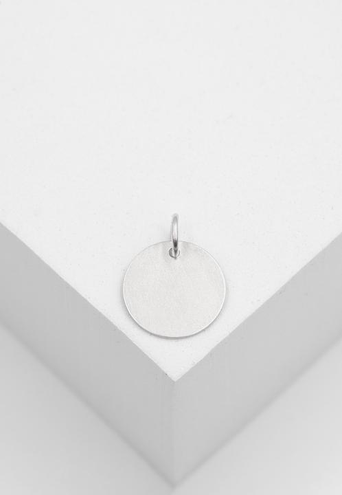Actual product image Muau Round engraving plate (White gold)