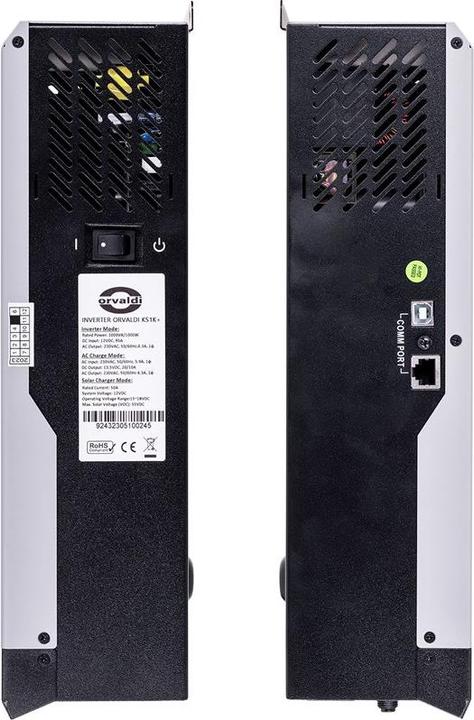 Actual product image Orvaldi Voltage converter KS1K+ Solar Sine 1kVA/1kW 12VDC