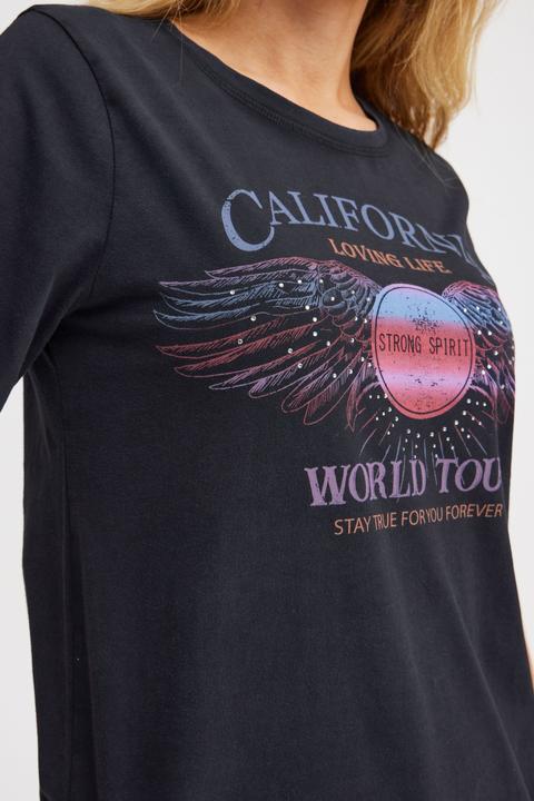 Produktbild Pulz Jeans PZBRIELLE World Tour Tshirt 50208498 (M)