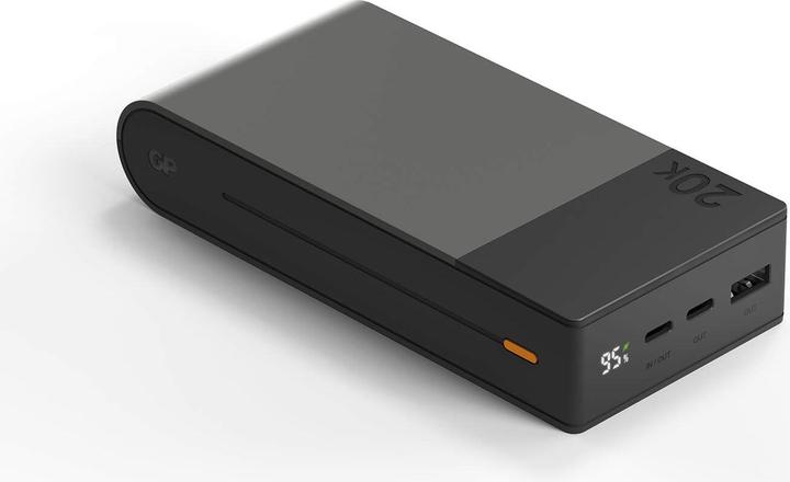 Produktbild GP Batteries GP PowerBank M2+ 20C 20000mAh 2xUSB-C/1xUSB-A schwarz LED-Anz. (20000 mAh, 22.50 W, 74 Wh)